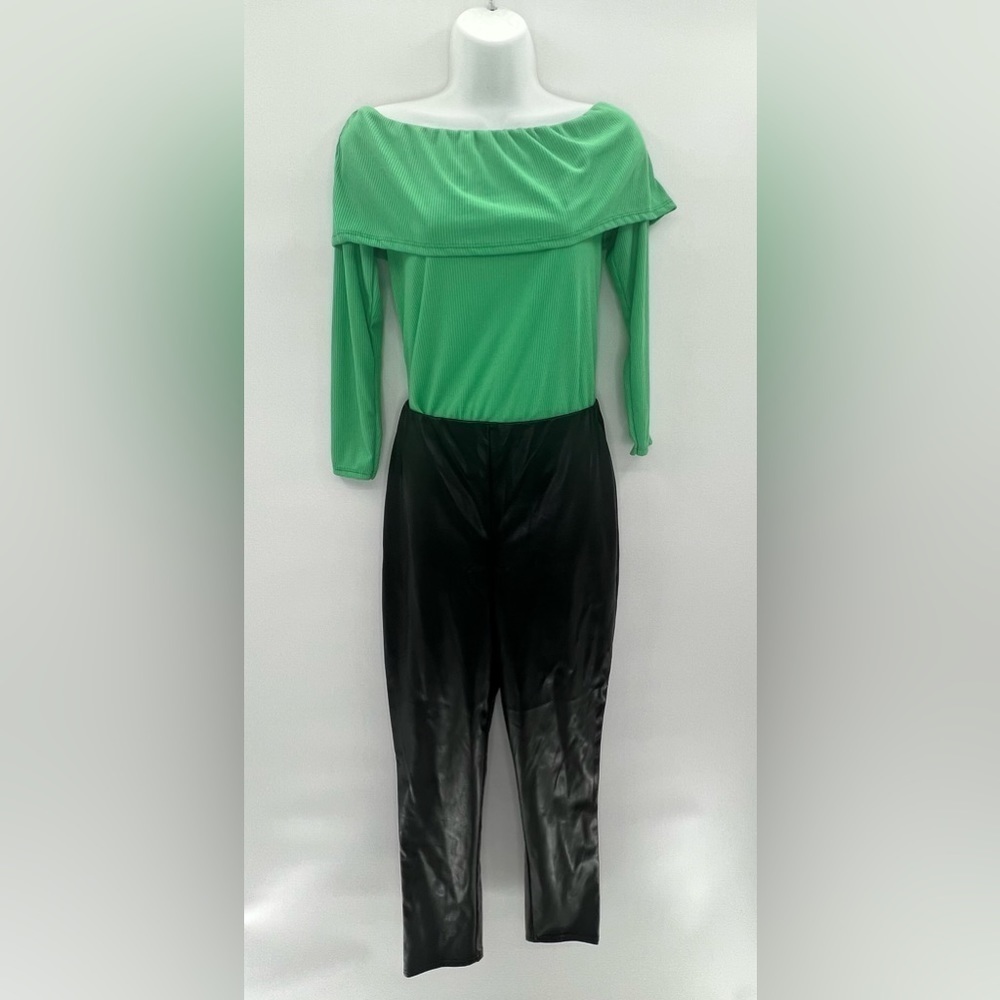 BOOHOO OFF THE SHOULDER RIB KNIT BODYSUIT NWT SIZE 14
